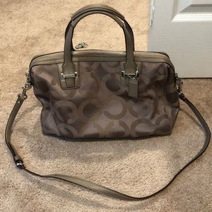 Tan Coach Purse